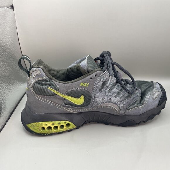 VTG 1997 OG Nike Terra Humara Womens 8 Gray Green Off Road Trial Running 605076 - Picture 10 of 11